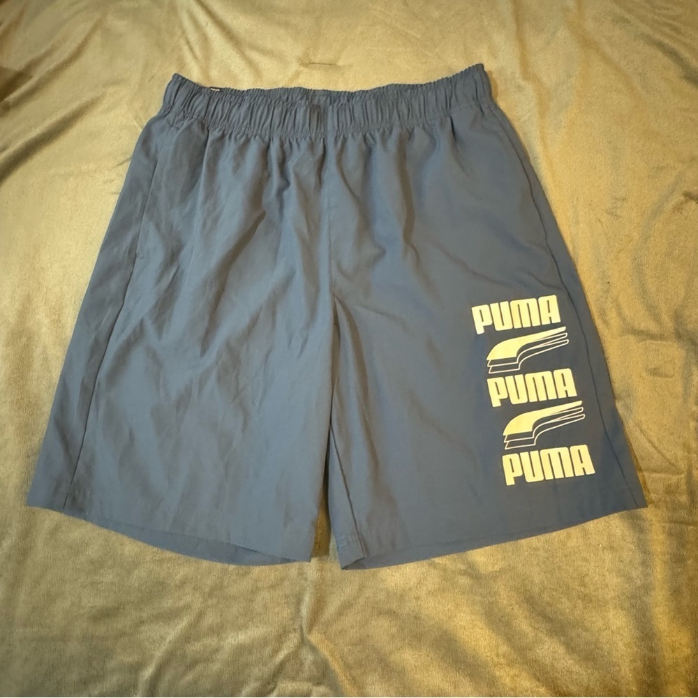 🌟5 for $25 | Puma Blue Athletic Shorts with Elastic Waistband

#1133